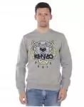 pull-over kenzo homme multicolore colorway tiger gray